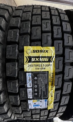 315/70 R22.5 20PR 154/150M SX816 SONIX вед.